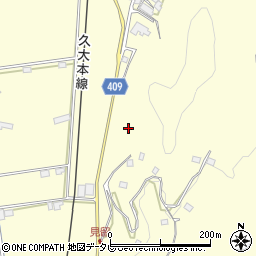 大分県玖珠郡九重町右田2744周辺の地図