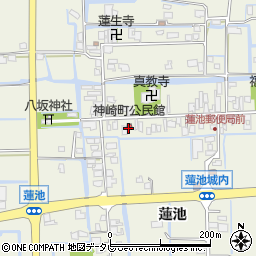 神崎町公民館周辺の地図