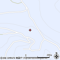 大分県玖珠郡玖珠町山浦花香周辺の地図