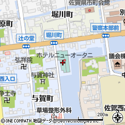 ホテルニューオータニ佐賀周辺の地図