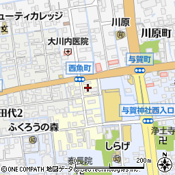佐賀県佐賀市西魚町75周辺の地図