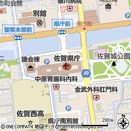 佐賀県庁　健康福祉部障害福祉課精神保健福祉担当周辺の地図