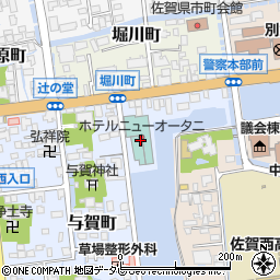 ホテルニューオータニ佐賀周辺の地図
