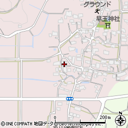 福岡県八女郡広川町日吉337-1周辺の地図