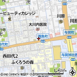 福井生花店周辺の地図