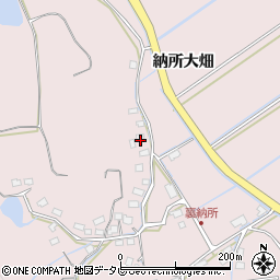 佐賀県多久市東多久町納所大畑3990周辺の地図