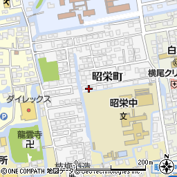 佐賀県佐賀市昭栄町7周辺の地図