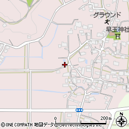 福岡県八女郡広川町日吉385周辺の地図