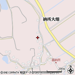 佐賀県多久市東多久町納所大畑3996周辺の地図
