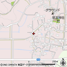 福岡県八女郡広川町日吉349-1周辺の地図