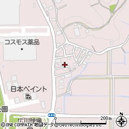 福岡県八女郡広川町日吉520-124周辺の地図