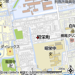 佐賀県佐賀市昭栄町7-7周辺の地図