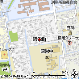 佐賀県佐賀市昭栄町6周辺の地図