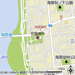 安養禅寺周辺の地図