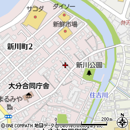 ビューハイム新川周辺の地図