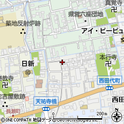 フォーレント西田代周辺の地図