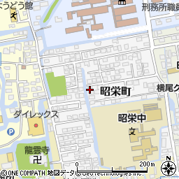 佐賀県佐賀市昭栄町7-1周辺の地図