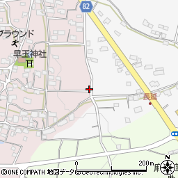 福岡県八女郡広川町日吉261-1周辺の地図