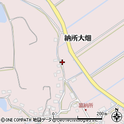 佐賀県多久市東多久町納所大畑3998周辺の地図