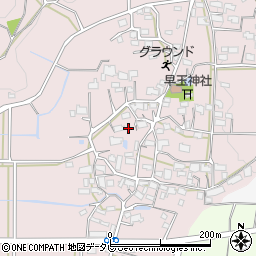 福岡県八女郡広川町日吉325-1周辺の地図