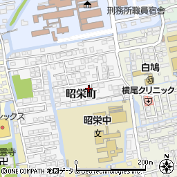 佐賀県佐賀市昭栄町6-17周辺の地図