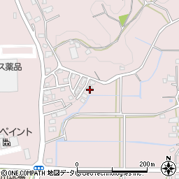 福岡県八女郡広川町日吉520-85周辺の地図