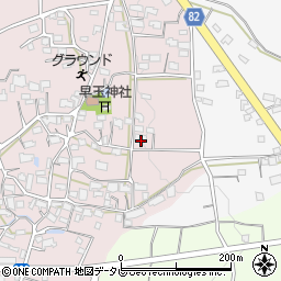 福岡県八女郡広川町日吉242周辺の地図