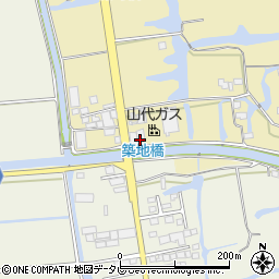 山代ガス株式会社　佐賀工場周辺の地図
