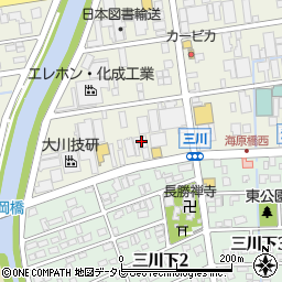 上村建陶株式会社大分営業所周辺の地図