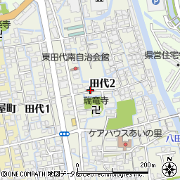 佐賀県佐賀市田代周辺の地図