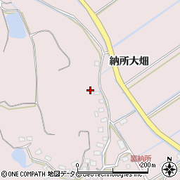 佐賀県多久市東多久町納所大畑3748周辺の地図
