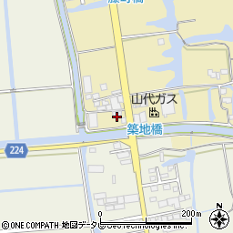 佐賀県佐賀市鍋島町八戸2152-1周辺の地図