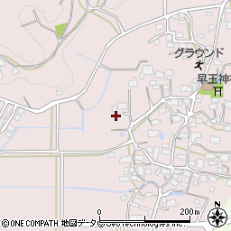 福岡県八女郡広川町日吉383-1周辺の地図