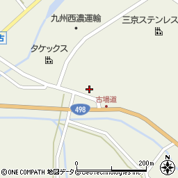 佐賀県武雄市若木町大字川古9597周辺の地図