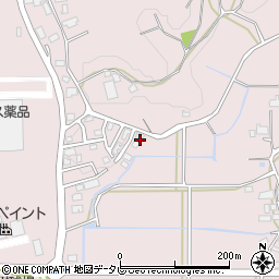 福岡県八女郡広川町日吉520-84周辺の地図