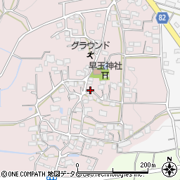 福岡県八女郡広川町日吉355-1周辺の地図