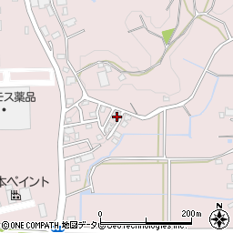 福岡県八女郡広川町日吉520-80周辺の地図