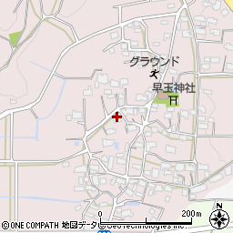 福岡県八女郡広川町日吉352周辺の地図
