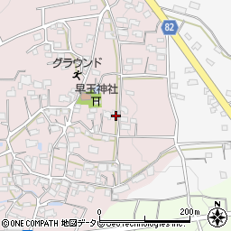 福岡県八女郡広川町日吉247-1周辺の地図