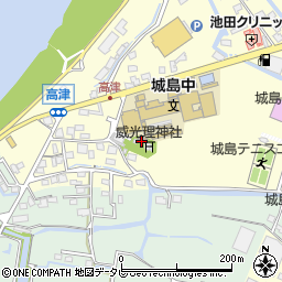 高津ふれあいセンター周辺の地図