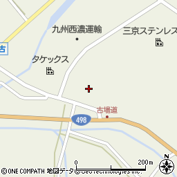 佐賀県武雄市若木町大字川古9604周辺の地図