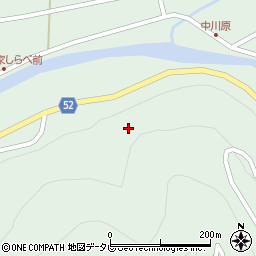 福岡県八女市上陽町久木原周辺の地図