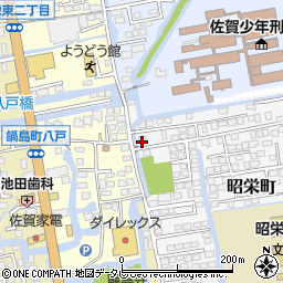 佐賀県佐賀市昭栄町4-35周辺の地図