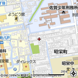 佐賀県佐賀市昭栄町4-29周辺の地図