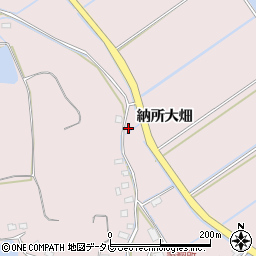 佐賀県多久市東多久町納所大畑3735周辺の地図