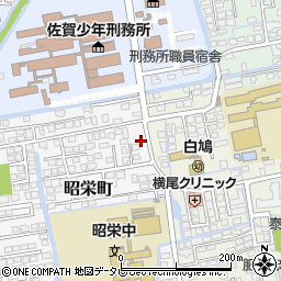 佐賀県佐賀市昭栄町3-12周辺の地図
