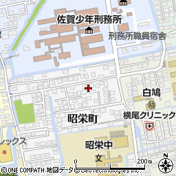 佐賀県佐賀市昭栄町3-1周辺の地図