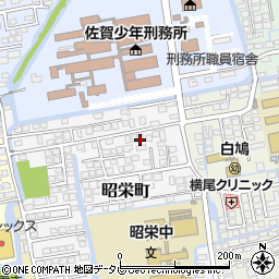 佐賀県佐賀市昭栄町3-2周辺の地図
