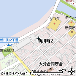 大分タクシー株式会社　本社事務所周辺の地図