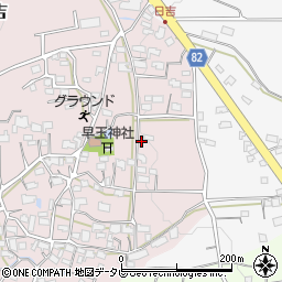 福岡県八女郡広川町日吉253周辺の地図